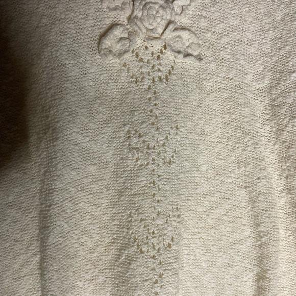 Vintage LeRoy Knitwear crème knit top - Small (B7) - Picture 4 of 4